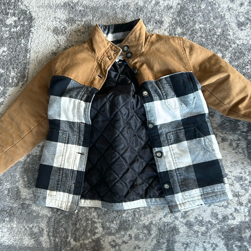 Kavu Coat with Duck Fabric and Buffalo Plaid